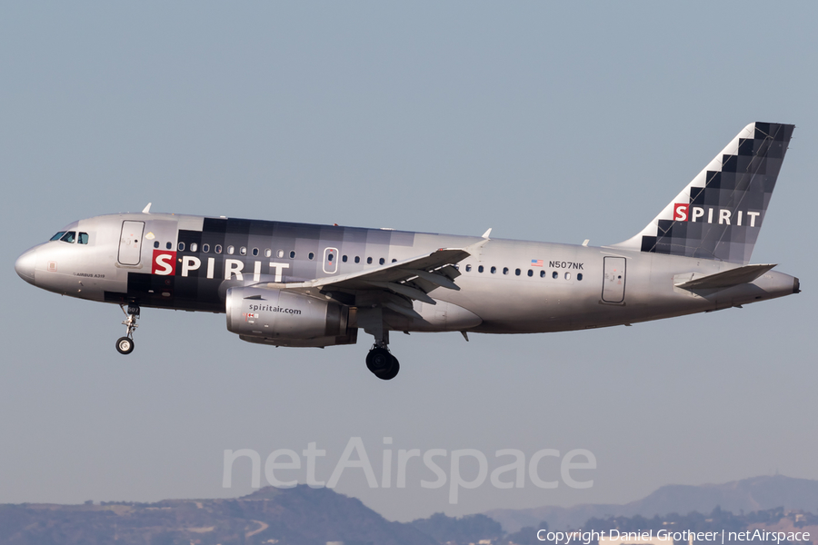 Spirit Airlines Airbus A319-132 (N507NK) | Photo 238937