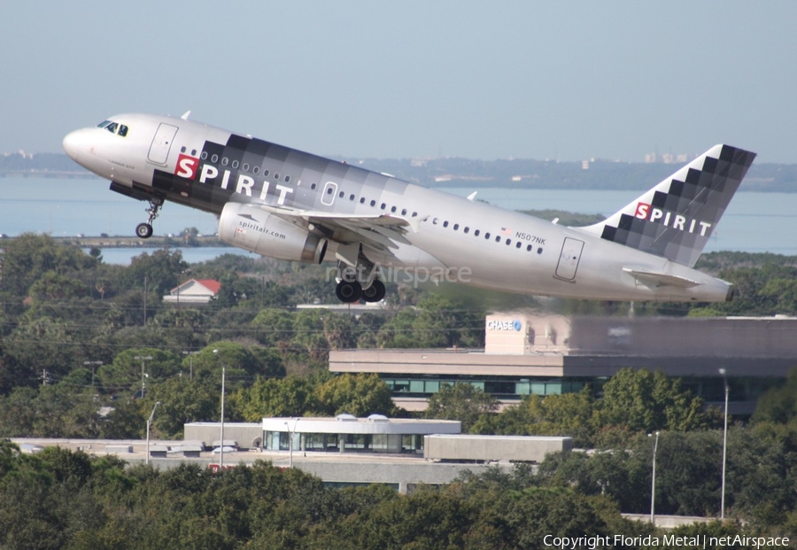 Spirit Airlines Airbus A319-132 (N507NK) | Photo 300618