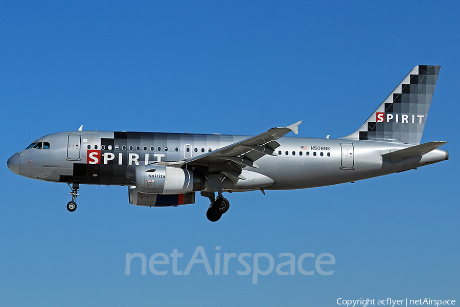 Spirit Airlines Airbus A319-132 (N508NK) | Photo 171652