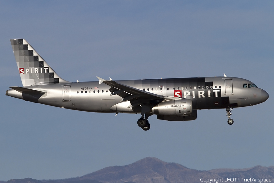 Spirit Airlines Airbus A319-132 (N508NK) | Photo 466313