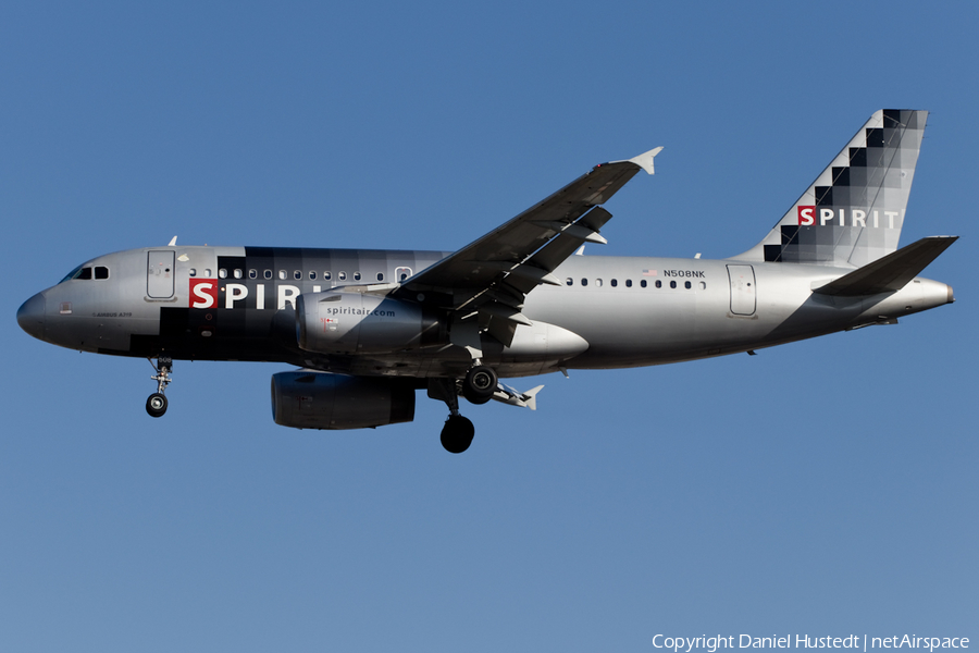 Spirit Airlines Airbus A319-132 (N508NK) | Photo 446810