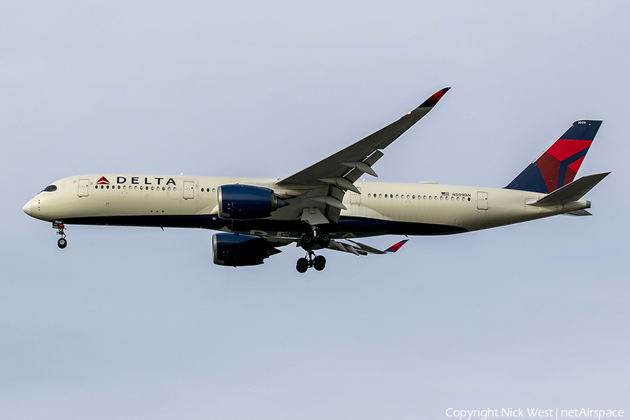 Delta Air Lines Airbus A350-941 (N509DN) | Photo 424399