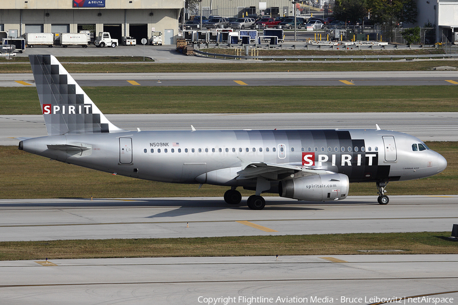 Spirit Airlines Airbus A319-132 (N509NK) | Photo 92915