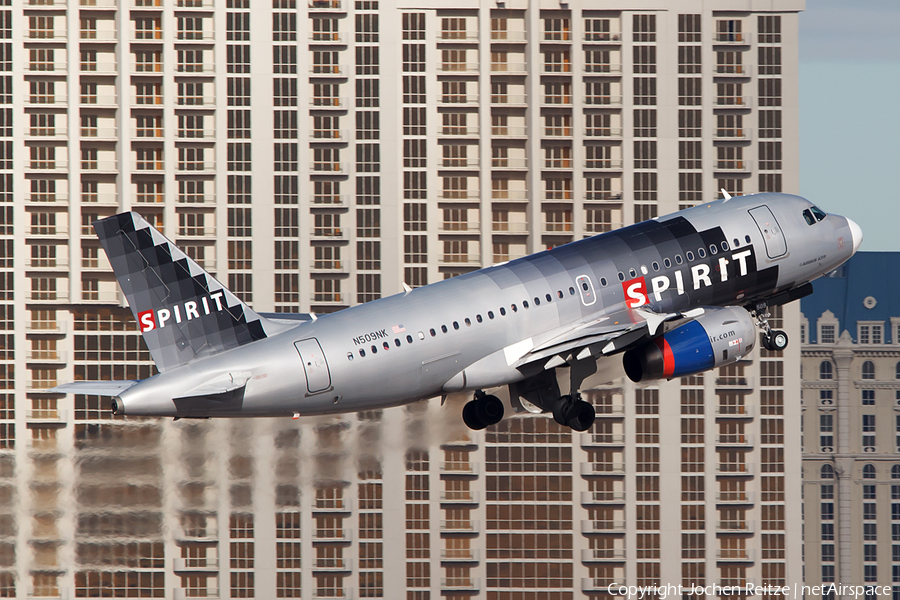 Spirit Airlines Airbus A319-132 (N509NK) | Photo 96474
