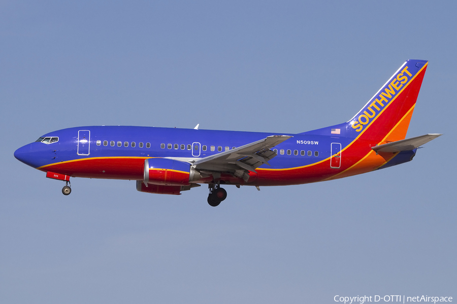 Southwest Airlines Boeing 737-5H4 (N509SW) | Photo 424901