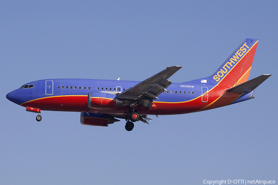 Southwest Airlines Boeing 737-5H4 (N509SW) | Photo 337741