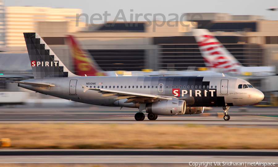 Spirit Airlines Airbus A319-132 (N510NK) | Photo 160028