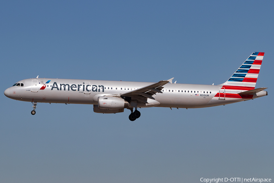 American Airlines Airbus A321-231 (N510UW) | Photo 138869