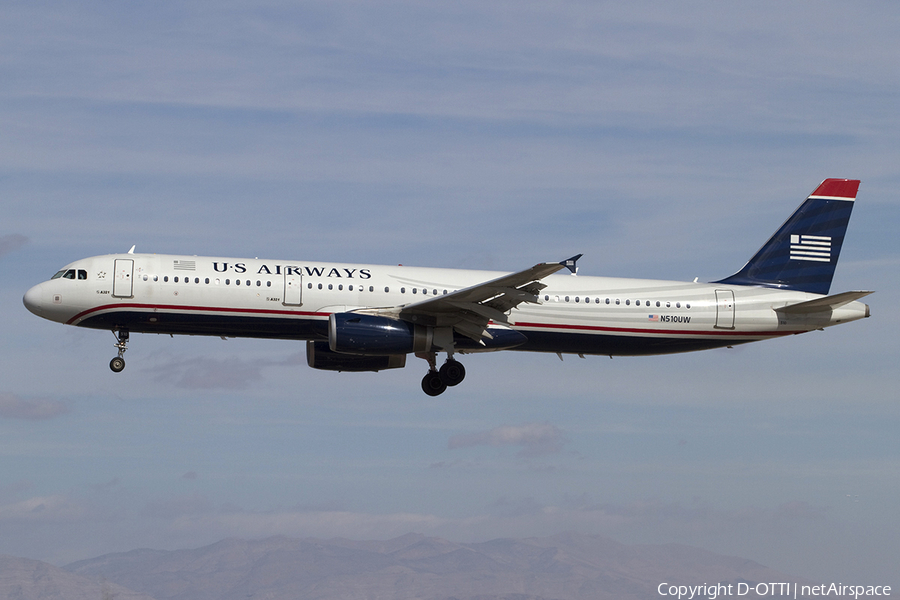 US Airways Airbus A321-231 (N510UW) | Photo 341765