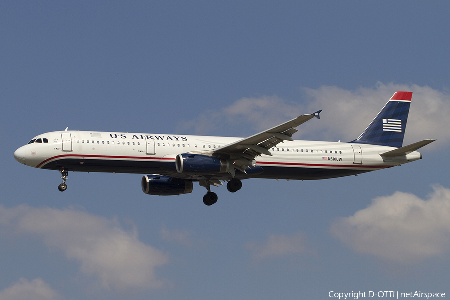 US Airways Airbus A321-231 (N510UW) | Photo 337978