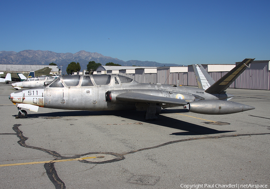 (Private) Fouga CM-170R Magister (N511FM) | Photo 64912