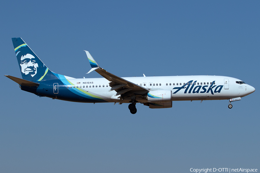 Alaska Airlines Boeing 737-890 (N512AS) | Photo 522496