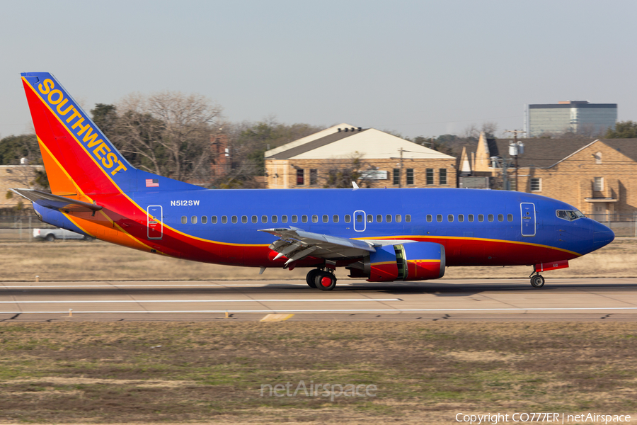 Southwest Airlines Boeing 737-5H4 (N512SW) | Photo 21228