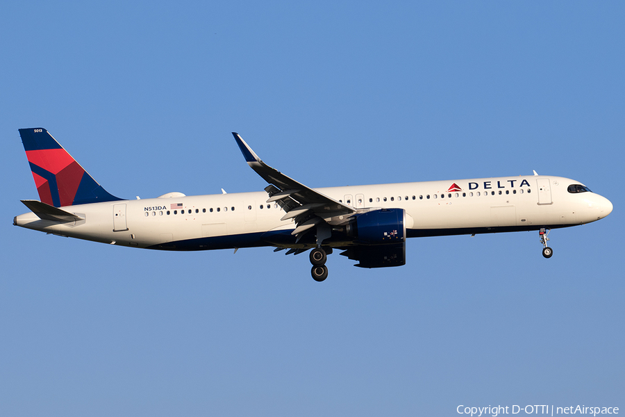 Delta Air Lines Airbus A321-271NX (N513DA) | Photo 601027