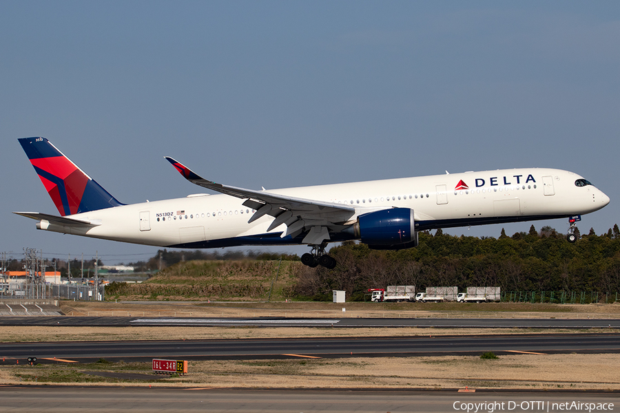 Delta Air Lines Airbus A350-941 (N513DZ) | Photo 391113
