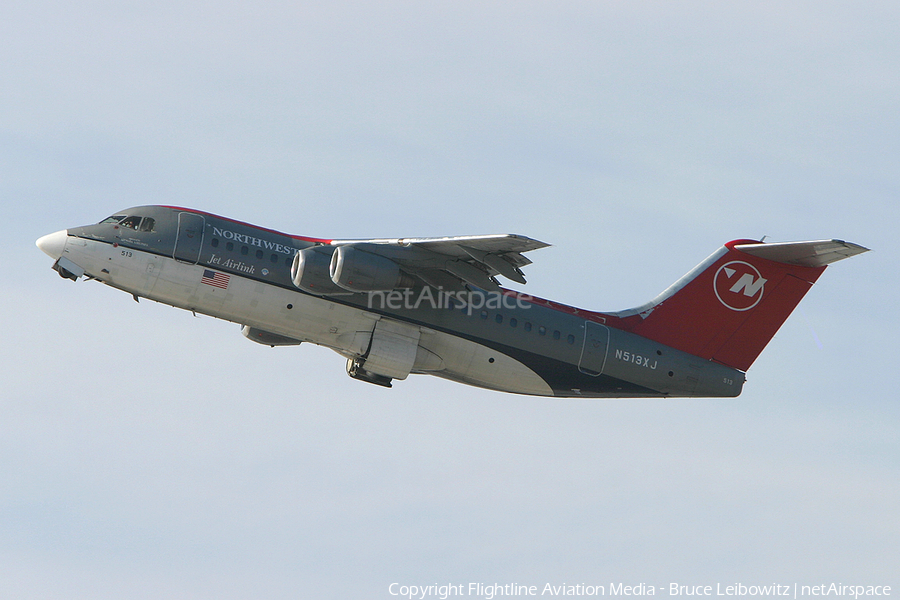 Northwest Airlink (Mesaba Airlines) BAe Systems BAe-146-RJ85 (N513XJ) | Photo 179888