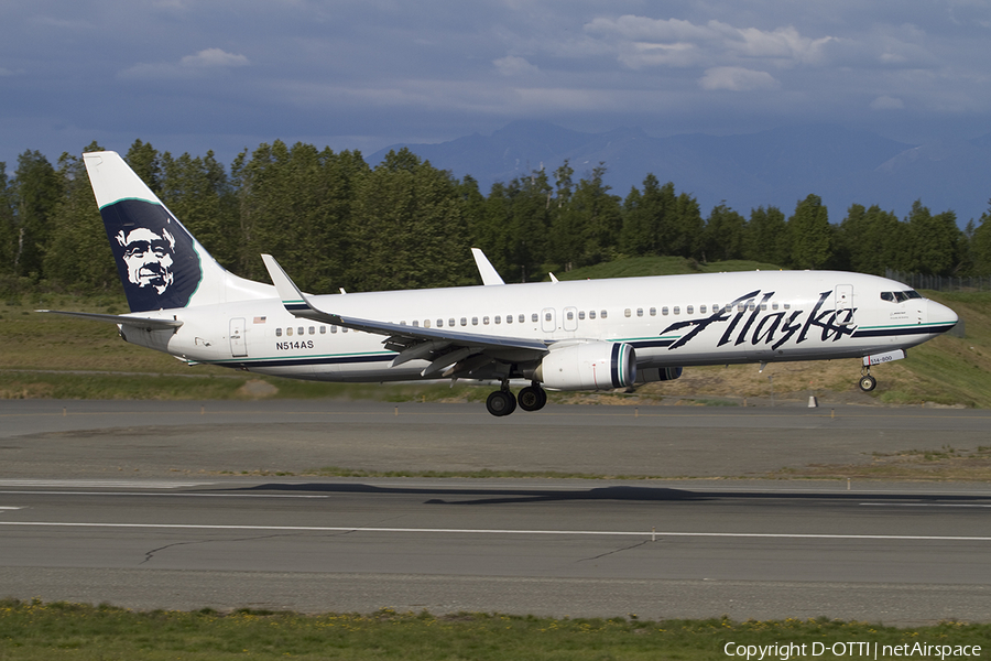 Alaska Airlines Boeing 737-890 (N514AS) | Photo 362975