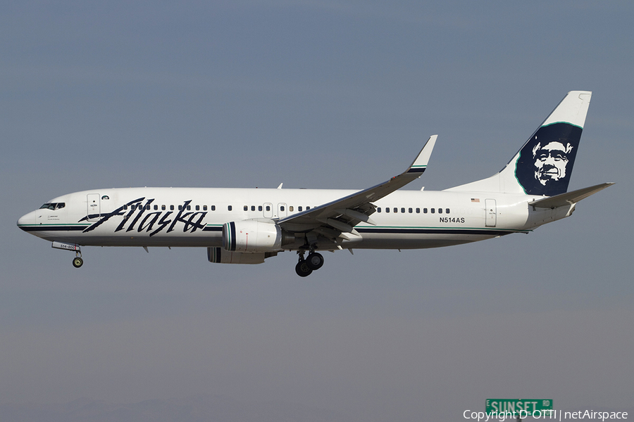 Alaska Airlines Boeing 737-890 (N514AS) | Photo 340935