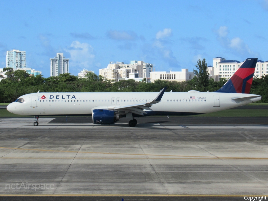 Delta Air Lines Airbus A321-271NX (N514DE) | Photo 607735