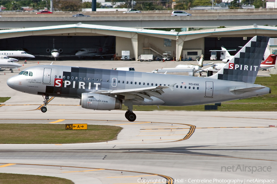 Spirit Airlines Airbus A319-132 (N514NK) | Photo 9170