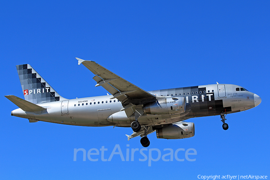 Spirit Airlines Airbus A319-132 (N514NK) | Photo 171416