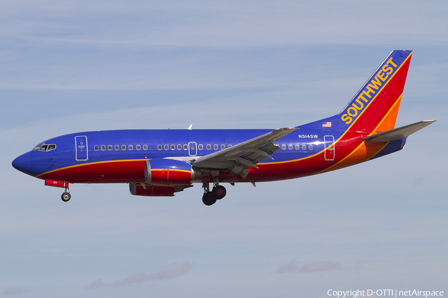 Southwest Airlines Boeing 737-5H4 (N514SW) | Photo 341763