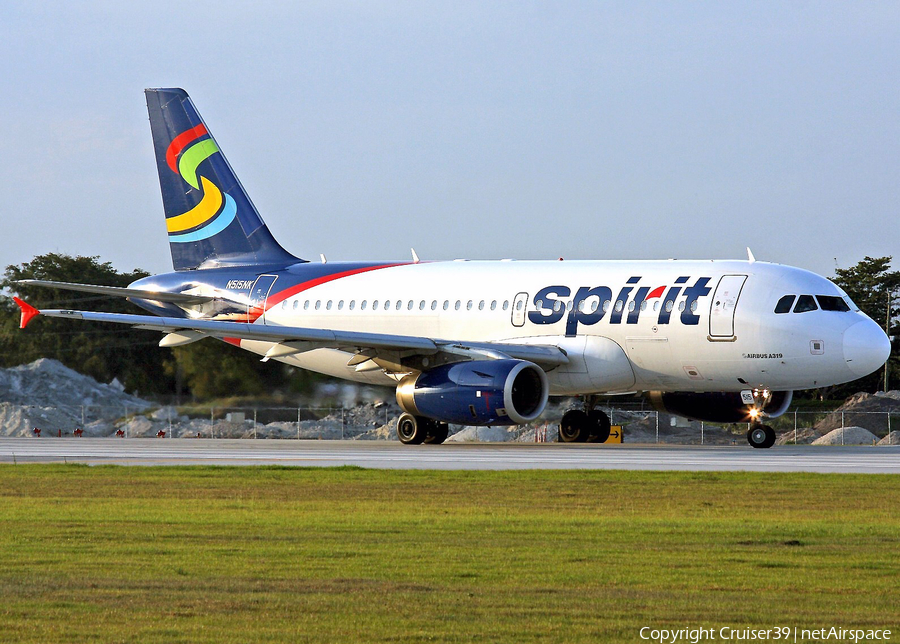 Spirit Airlines Airbus A319-132 (N515NK) | Photo 104796