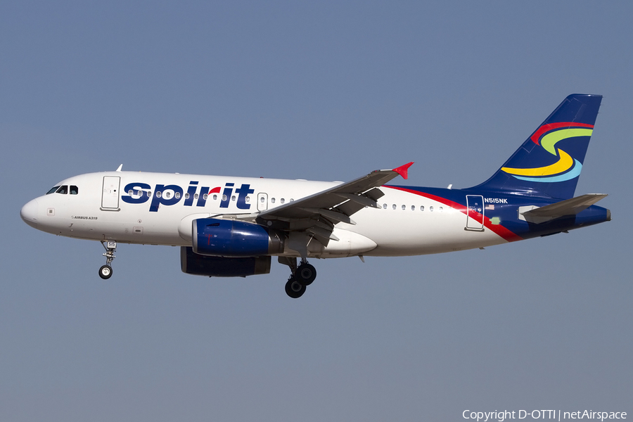 Spirit Airlines Airbus A319-132 (N515NK) | Photo 424660