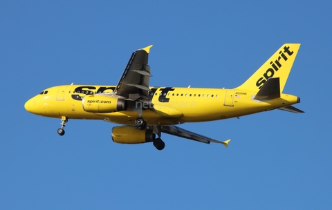 Spirit Airlines Airbus A319-132 (N515NK) at  Orlando - International (McCoy), United States