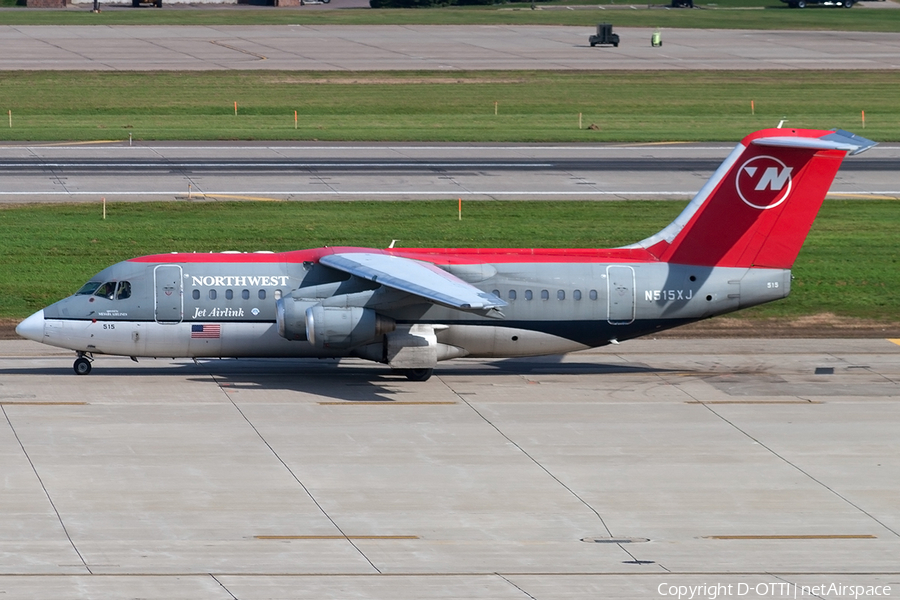 Northwest Airlink (Mesaba Airlines) BAe Systems BAe-146-RJ85 (N515XJ) | Photo 191186