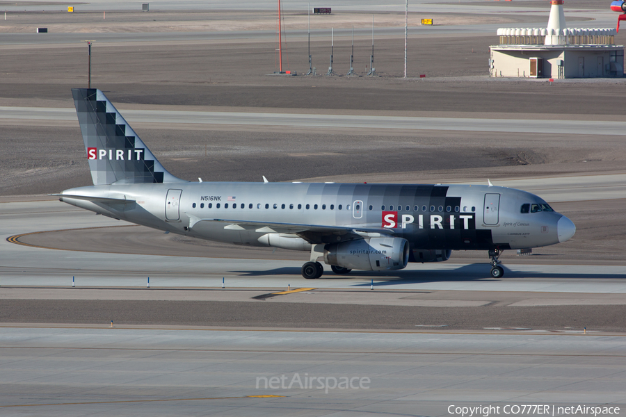 Spirit Airlines Airbus A319-132 (N516NK) | Photo 86416