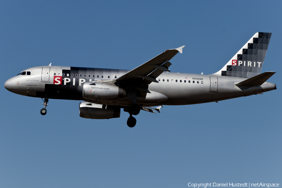 Spirit Airlines Airbus A319-132 (N516NK) | Photo 446092