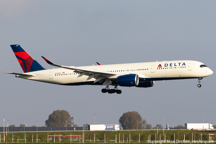 Delta Air Lines Airbus A350-941 (N517DZ) | Photo 505042