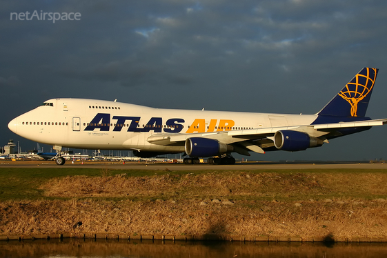 Atlas Air Boeing 747-243BF (N517MC) at  Amsterdam - Schiphol, Netherlands