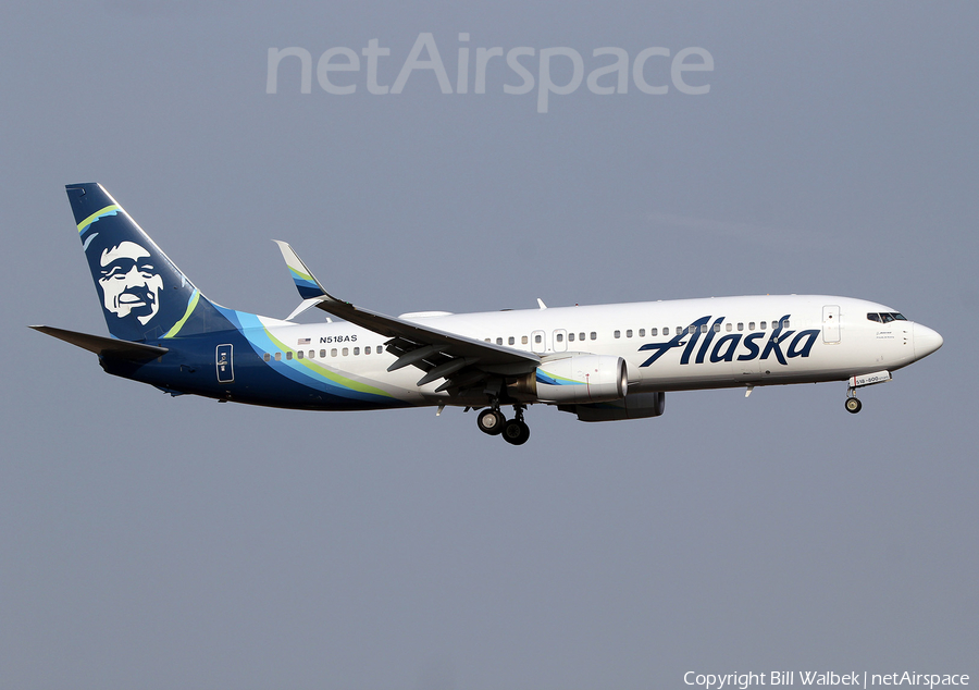 Alaska Airlines Boeing 737-890 (N518AS) | Photo 386420