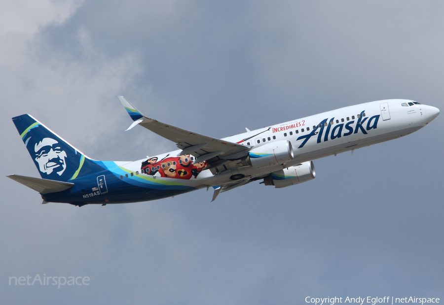 Alaska Airlines Boeing 737-890 (N519AS) | Photo 243702