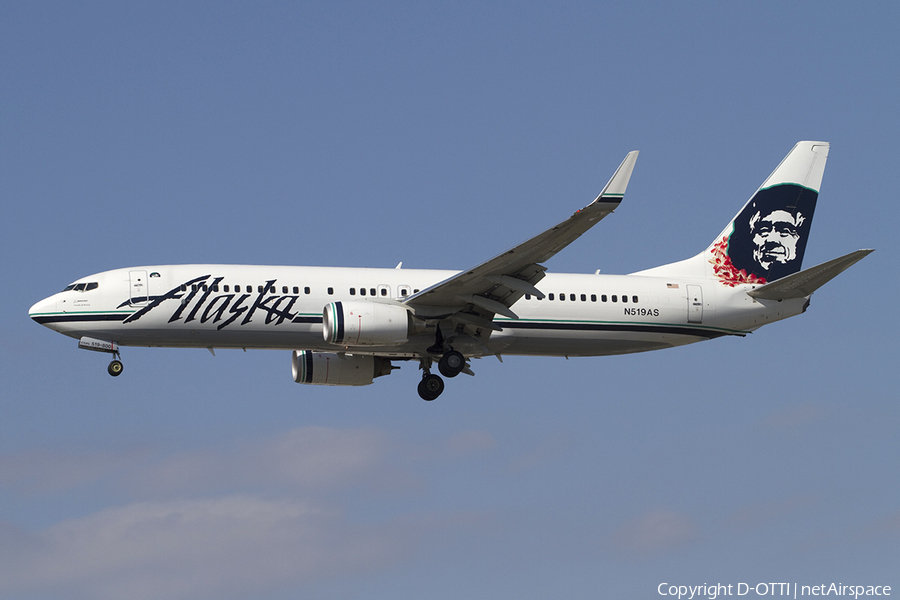 Alaska Airlines Boeing 737-890 (N519AS) | Photo 339469