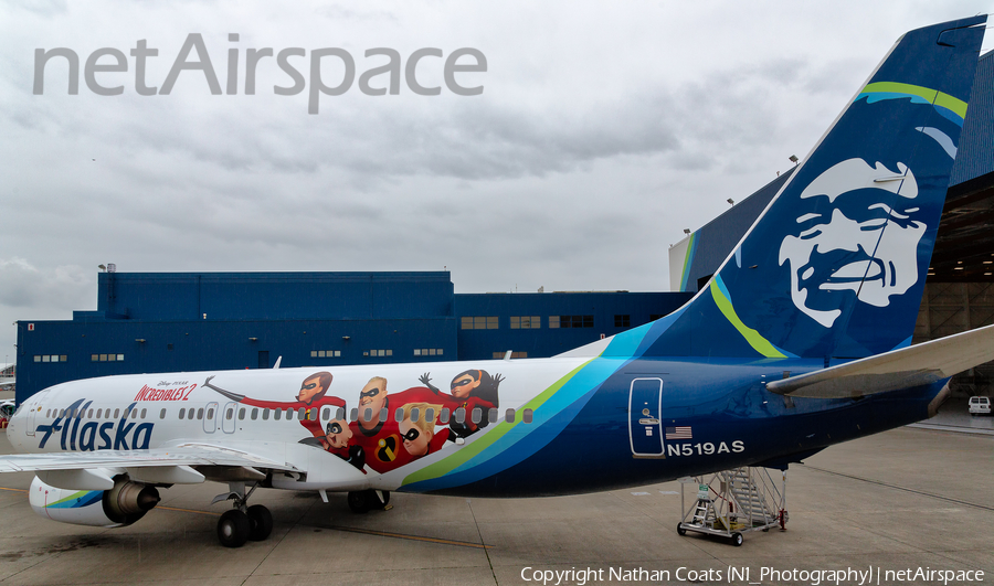 Alaska Airlines Boeing 737-890 (N519AS) | Photo 246587