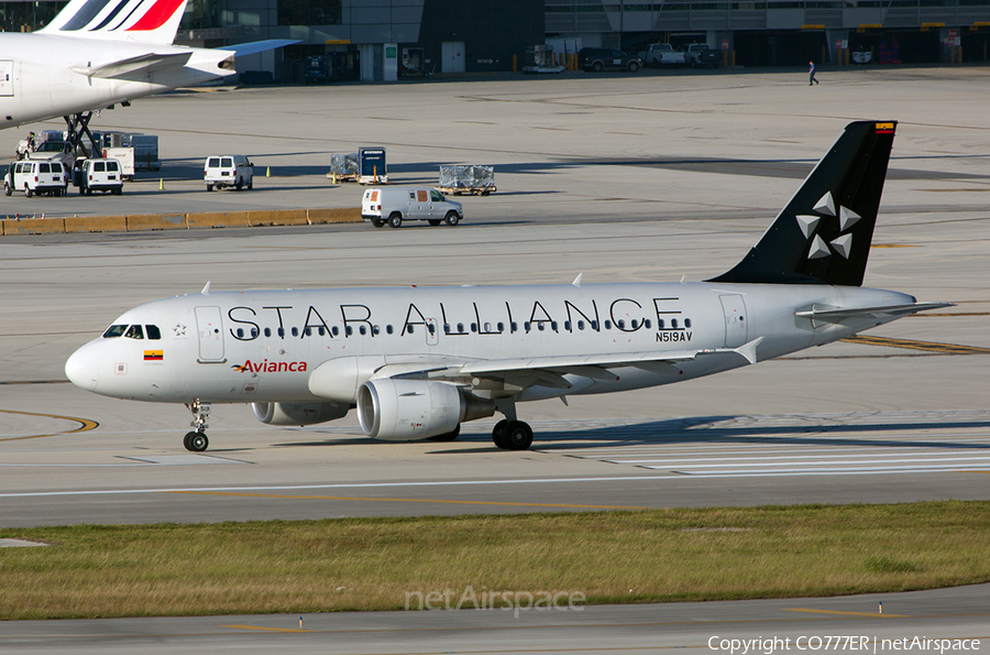 Avianca Airbus A319-115 (N519AV) | Photo 13974