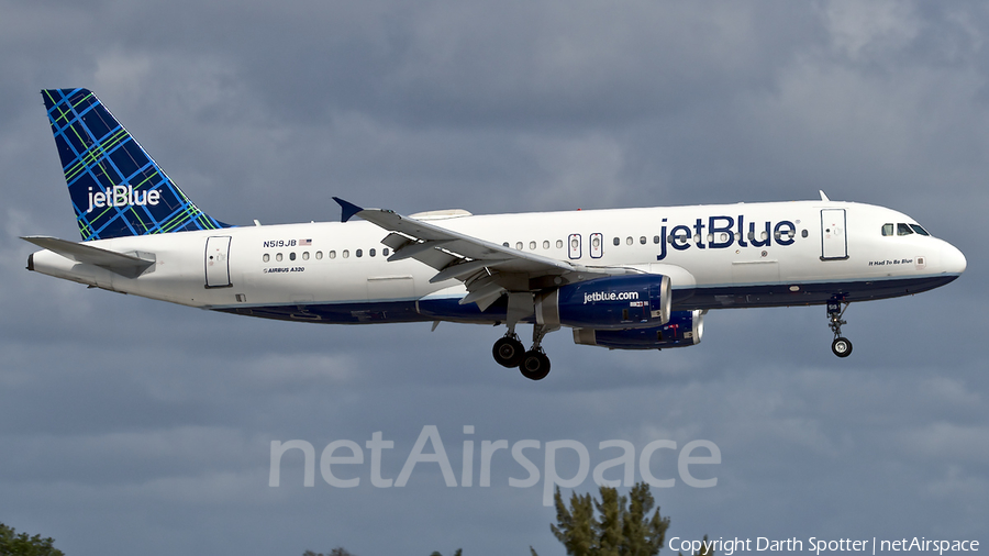 JetBlue Airways Airbus A320-232 (N519JB) | Photo 382156