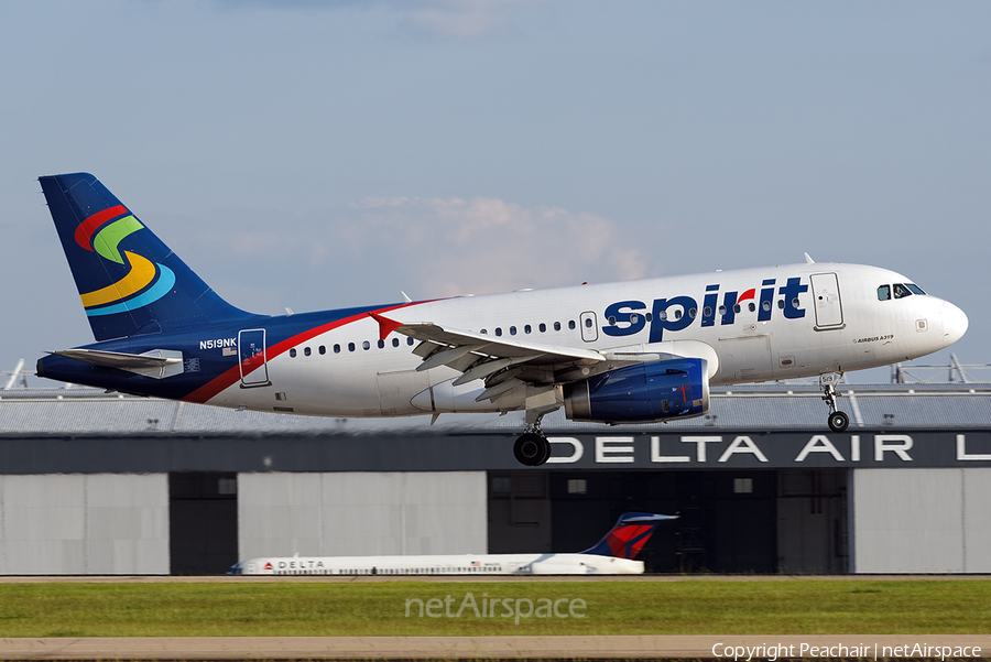 Spirit Airlines Airbus A319-132 (N519NK) | Photo 168120