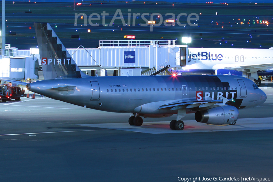 Spirit Airlines Airbus A319-132 (N519NK) | Photo 205268