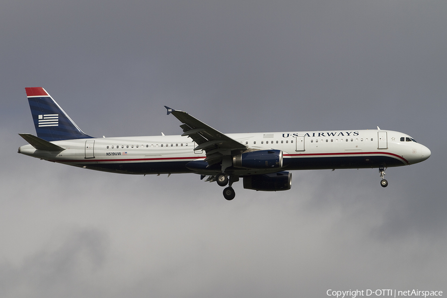 US Airways Airbus A321-231 (N519UW) | Photo 385300