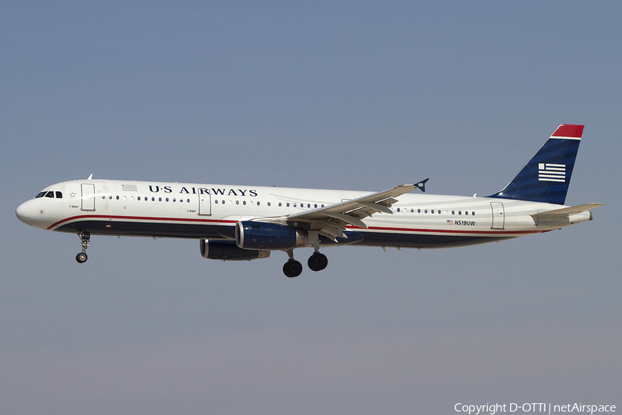 US Airways Airbus A321-231 (N519UW) | Photo 341050