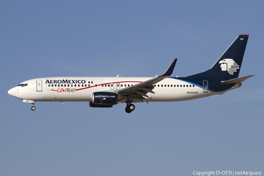 AeroMexico Boeing 737-81Q (N520AM) | Photo 425054