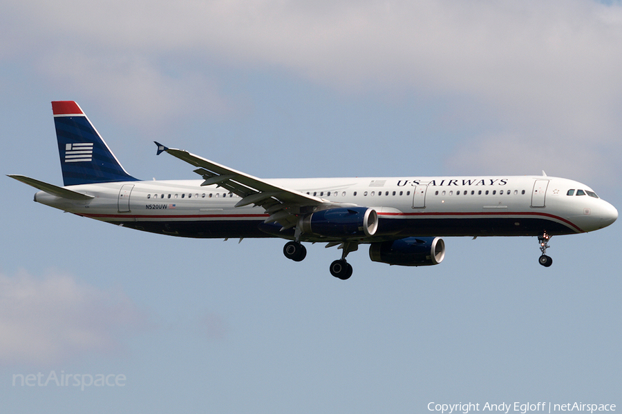 US Airways Airbus A321-231 (N520UW) | Photo 225734