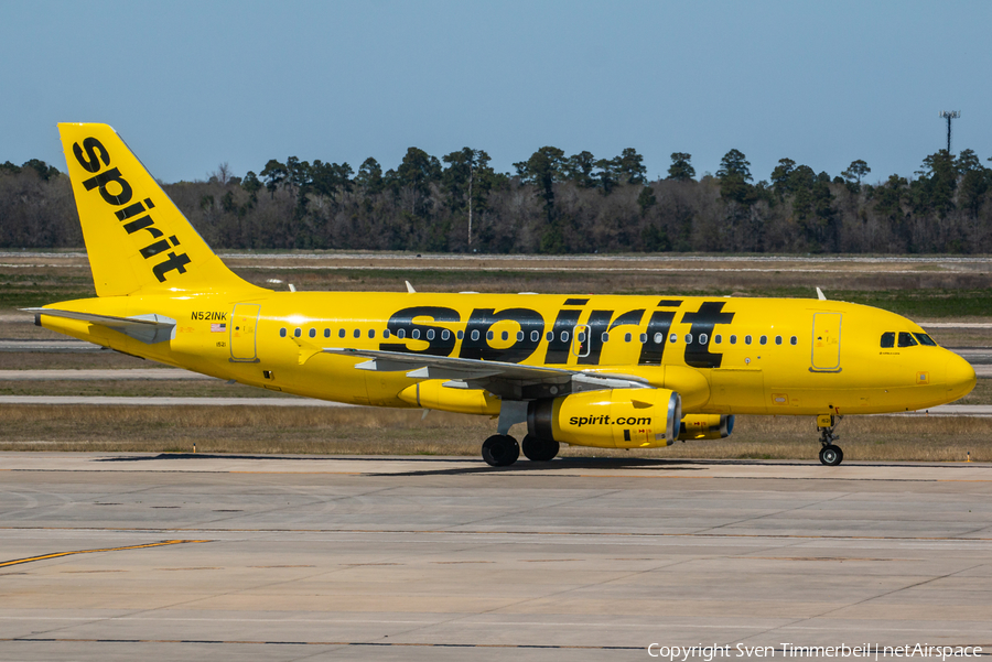 Spirit Airlines Airbus A319-132 (N521NK) | Photo 500889