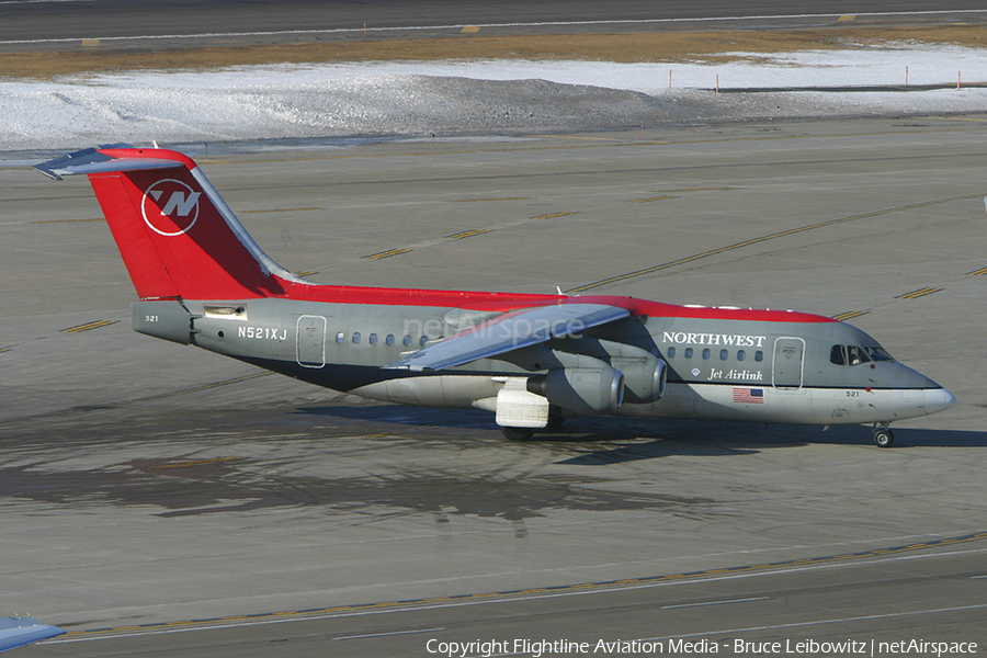 Northwest Airlink (Mesaba Airlines) BAe Systems BAe-146-RJ85 (N521XJ) | Photo 170465