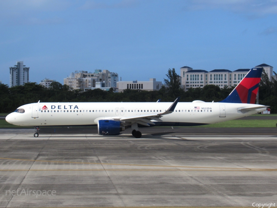 Delta Air Lines Airbus A321-271NX (N522DA) | Photo 600096