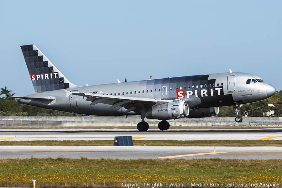 Spirit Airlines Airbus A319-132 (N522NK) | Photo 161501